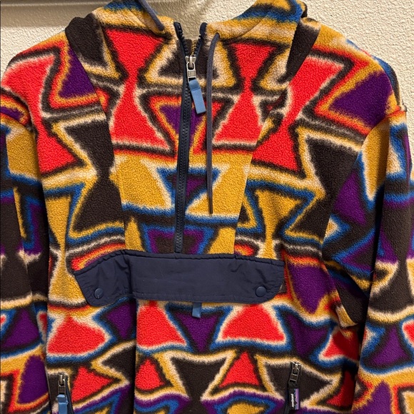 NOT ACCEPTING OFFERS Patagonia Cagoule Synchilla Fleece Pullover Tunic Jacket - Picture 3 of 7